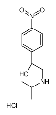 (1R)-1-(4-nitrophenyl)-2-(propan-2-ylamino)ethanol,hydrochloride结构式