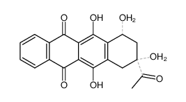 (+/-)-4-demethoxydaunomycinone结构式
