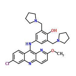 Pyronaridine structure