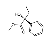 (S)-2-hydroxy-2-phenyl-butyric acid methyl ester结构式