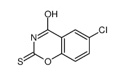6-Chloro-2-thio-2H-1,3-benzoxazine-2,4(3H)-dione结构式