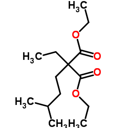 Diethyl ethyl(3-methylbutyl)malonate Structure