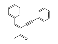 (E)-3-benbenzylidene-5-phenylpent-4-yn-2-one结构式