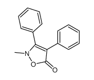 2-methyl-3,4-diphenyl-2H-isoxazol-5-one Structure