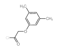(3,5-dimethylphenoxy)acetyl chloride结构式