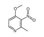 4-methoxy-2-methyl-3-nitropyridine结构式