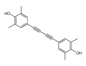 4-[4-(4-hydroxy-3,5-dimethylphenyl)buta-1,3-diynyl]-2,6-dimethylphenol结构式