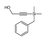 3-[benzyl(dimethyl)silyl]prop-2-yn-1-ol Structure