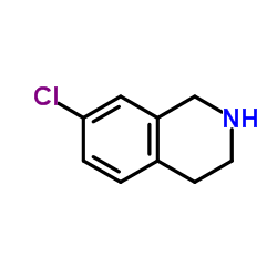 7-氯-1,2,3,4-四氢异喹啉结构式
