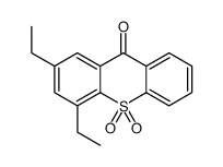 2,4-diethyl-9H-thioxanthen-9-one 10,10-dioxide结构式