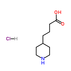 4-(Piperidin-4-yl)butanoic acid hydrochloride Structure