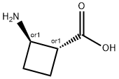 REL-(1R,2R)-2-氨基环丁烷羧酸结构式