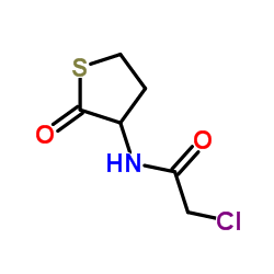 N-氯乙酰基高半胱氨酸硫内酯结构式