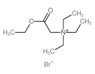 ethoxycarbonylmethyl-triethyl-azanium structure