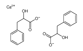 calcium bis[()-3-phenyllactate] Structure