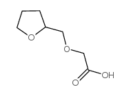 (四氢呋喃-2-基甲氧基)乙酸结构式