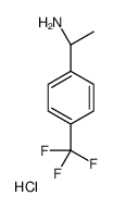 (R)-1-(4-(trifluoromethyl)phenyl)ethanamine hydrochloride Structure