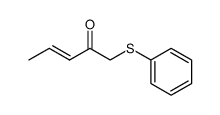 trans-1-(phenylthio)pent-3-en-2-one Structure