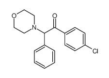 1-(4-chlorophenyl)-2-morpholin-4-yl-2-phenylethanone Structure