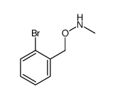 N-[(2-bromophenyl)methoxy]methanamine结构式