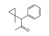 1-(1-methylcyclopropyl)-1-phenylpropan-2-one结构式
