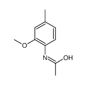 N-(2-甲氧基-4-甲基苯基)-乙酰胺结构式