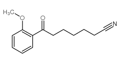 7-(2-methoxyphenyl)-7-oxoheptanenitrile结构式