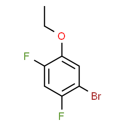 1-Bromo-2,4-difluoro-5-ethoxybenzene结构式
