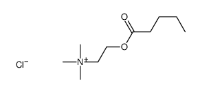trimethyl(2-pentanoyloxyethyl)azanium,chloride结构式