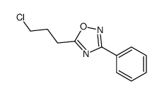 5-(3-氯丙基)-3-苯基-1,2,4-噁二唑结构式