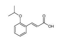 (2E)-3-(2-isopropoxyphenyl)acrylic acid结构式