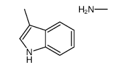 methanamine,3-methyl-1H-indole结构式