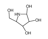 (3R,4R,5R)-5-(hydroxymethyl)pyrrolidine-2,3,4-triol Structure
