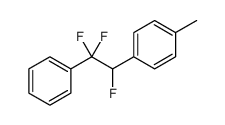Benzene, 1-methyl-4-(1,2,2-trifluoro-2-phenylethyl) Structure