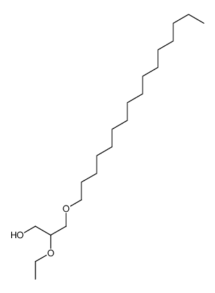 2-ethoxy-3-hexadecoxypropan-1-ol结构式
