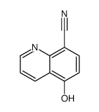 5-羟基喹啉-8-甲腈结构式