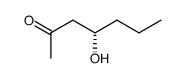 2-Heptanone, 4-hydroxy-, (4S)- (9CI)结构式