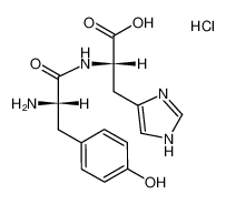 L-Tyr-L-His-HCl structure