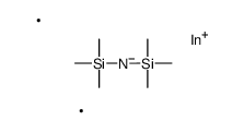 [[dimethylindiganyl(trimethylsilyl)amino]-dimethylsilyl]methane Structure