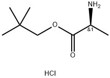 L-丙氨酸新戊酯盐酸盐结构式