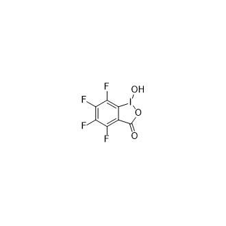4,5,6,7-Tetrafluoro-1-hydroxy-1,2-benziodoxole-3(1H)-one Structure