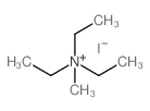 N,N-Diethyl-N-methylethanaminium iodide结构式