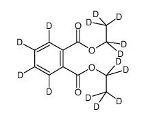 diethyl phthalate-d14 Structure