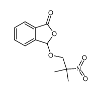 3-(β-nitro-isobutoxy)-phthalide结构式
