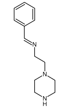 benzylidene-(2-piperazino-ethyl)-amine Structure
