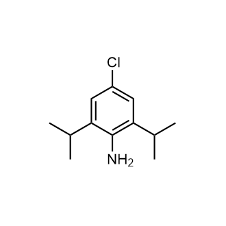 4-氯-2,6-二异丙基苯胺结构式