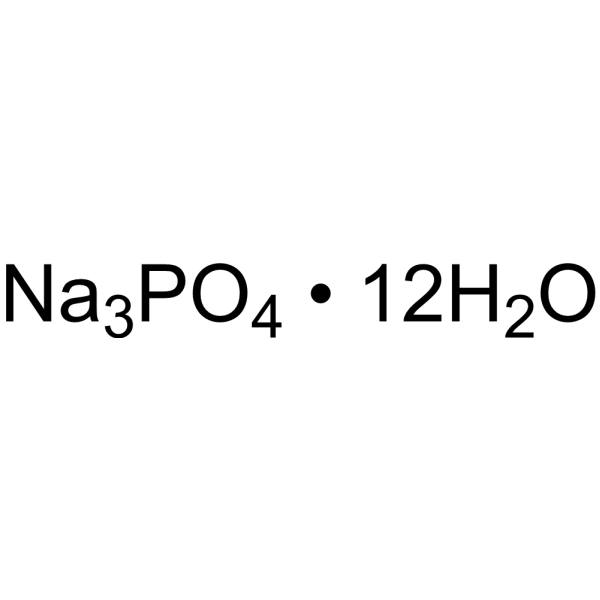 磷酸三钠,十二水合物结构式