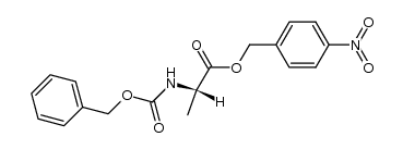 Z-L-Ala 4-nitrobenzyl ester结构式