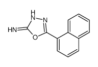 5-naphthalen-1-yl-1,3,4-oxadiazol-2-amine结构式