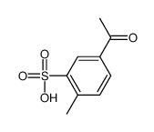 5-acetyl-2-methylbenzenesulfonic acid structure